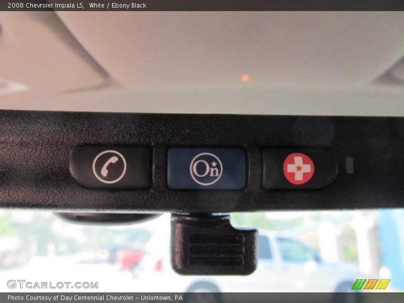 White / Ebony Black 2008 Chevrolet Impala LS