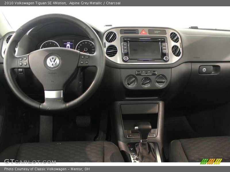 Alpine Grey Metallic / Charcoal 2010 Volkswagen Tiguan SE 4Motion