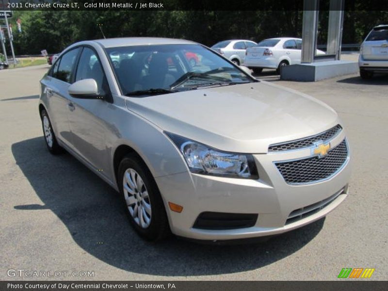Gold Mist Metallic / Jet Black 2011 Chevrolet Cruze LT