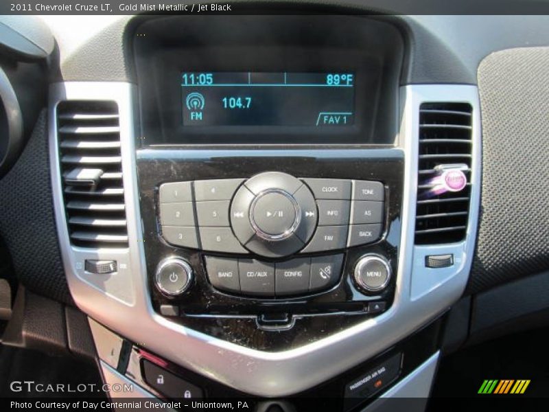 Gold Mist Metallic / Jet Black 2011 Chevrolet Cruze LT