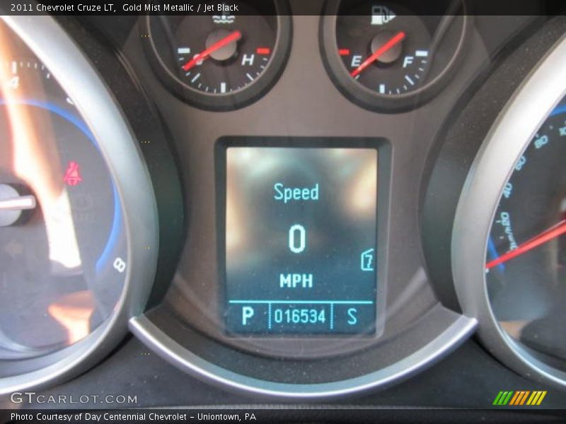 Gold Mist Metallic / Jet Black 2011 Chevrolet Cruze LT