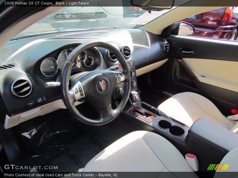 Black / Light Taupe 2008 Pontiac G6 GT Coupe
