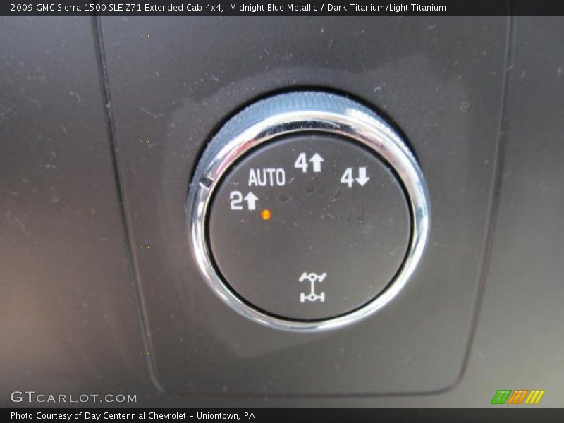 Midnight Blue Metallic / Dark Titanium/Light Titanium 2009 GMC Sierra 1500 SLE Z71 Extended Cab 4x4