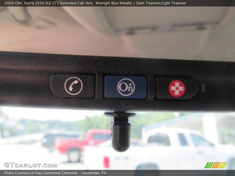 Midnight Blue Metallic / Dark Titanium/Light Titanium 2009 GMC Sierra 1500 SLE Z71 Extended Cab 4x4