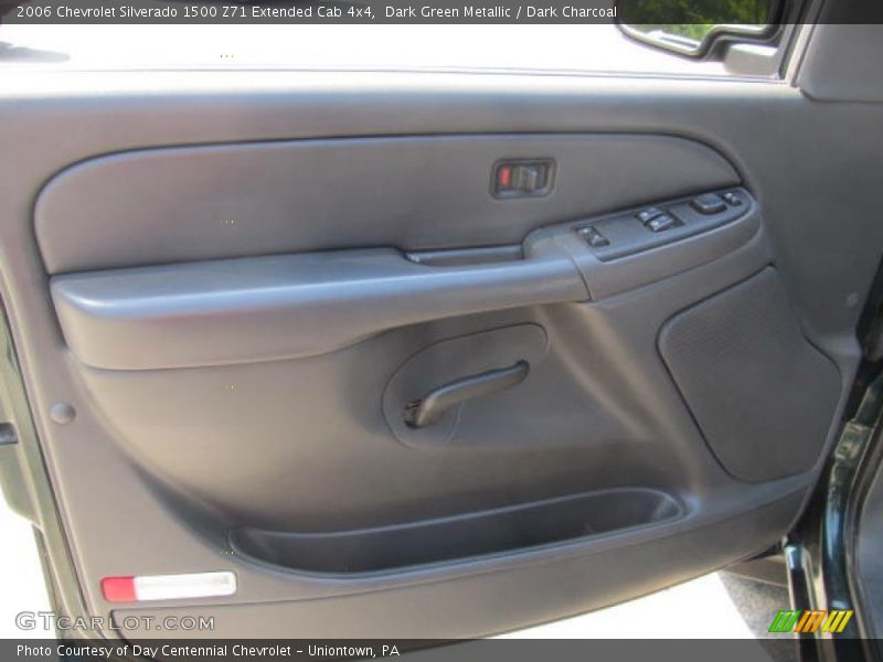Dark Green Metallic / Dark Charcoal 2006 Chevrolet Silverado 1500 Z71 Extended Cab 4x4