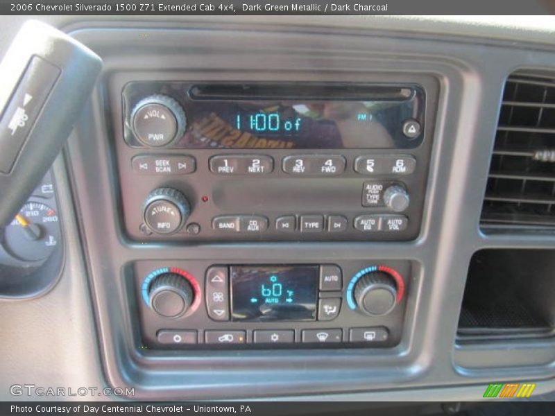 Dark Green Metallic / Dark Charcoal 2006 Chevrolet Silverado 1500 Z71 Extended Cab 4x4