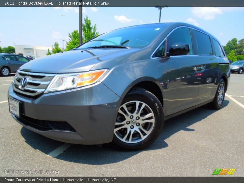 Polished Metal Metallic / Gray 2011 Honda Odyssey EX-L