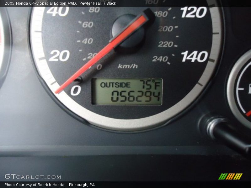 Pewter Pearl / Black 2005 Honda CR-V Special Edition 4WD