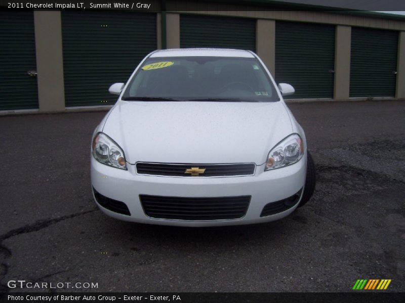 Summit White / Gray 2011 Chevrolet Impala LT