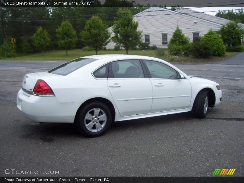 Summit White / Gray 2011 Chevrolet Impala LT