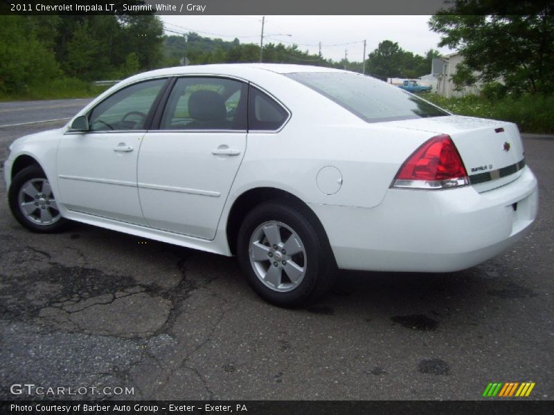 Summit White / Gray 2011 Chevrolet Impala LT