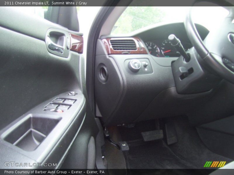 Summit White / Gray 2011 Chevrolet Impala LT