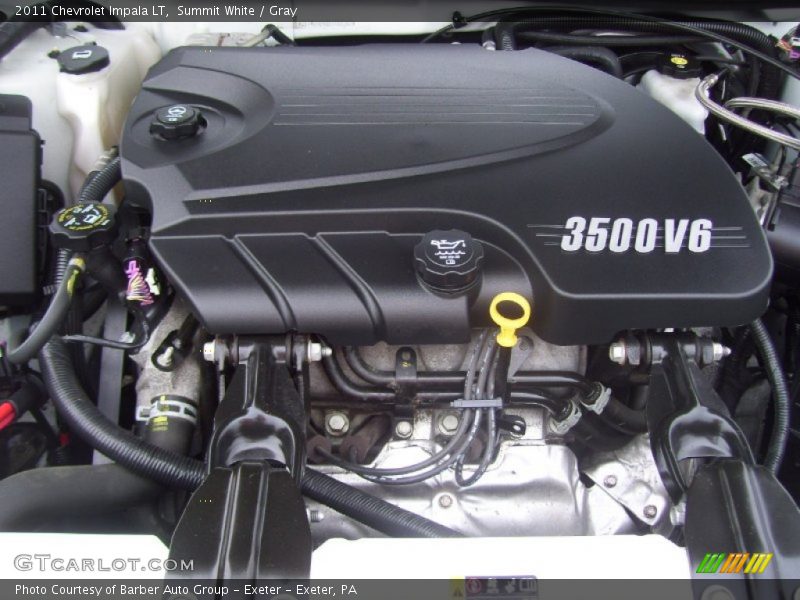 Summit White / Gray 2011 Chevrolet Impala LT