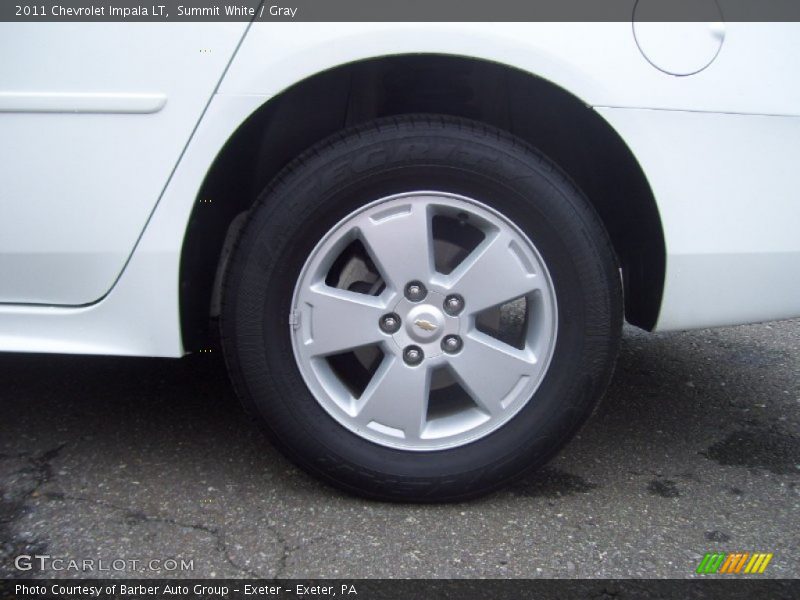 Summit White / Gray 2011 Chevrolet Impala LT