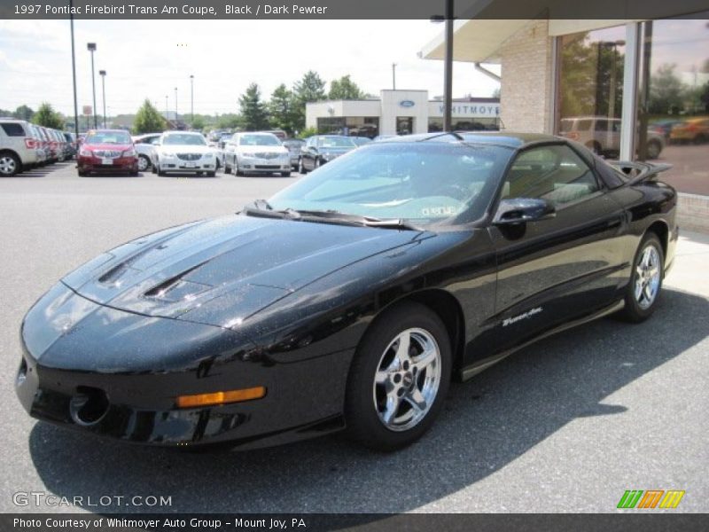 Black / Dark Pewter 1997 Pontiac Firebird Trans Am Coupe