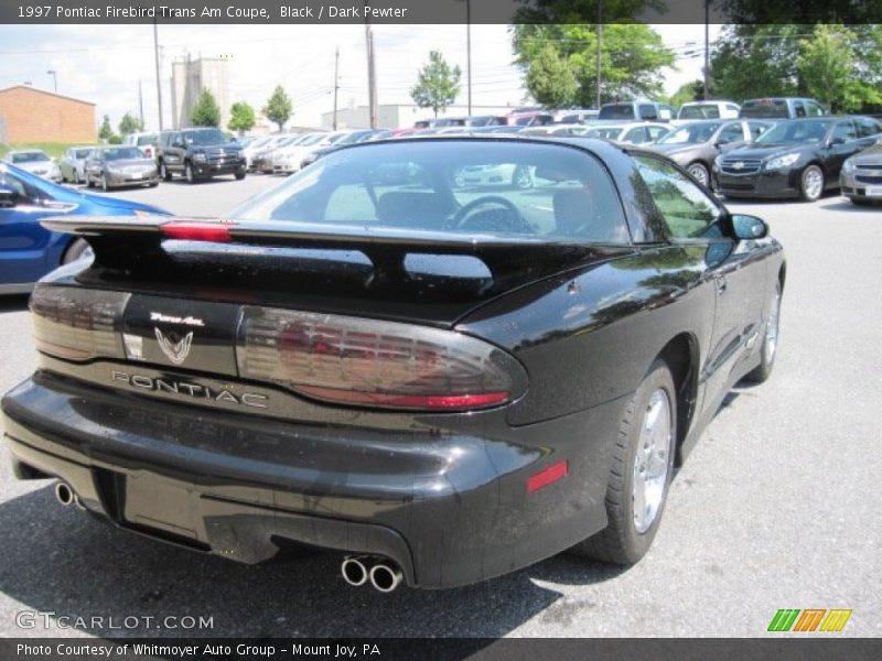 Black / Dark Pewter 1997 Pontiac Firebird Trans Am Coupe