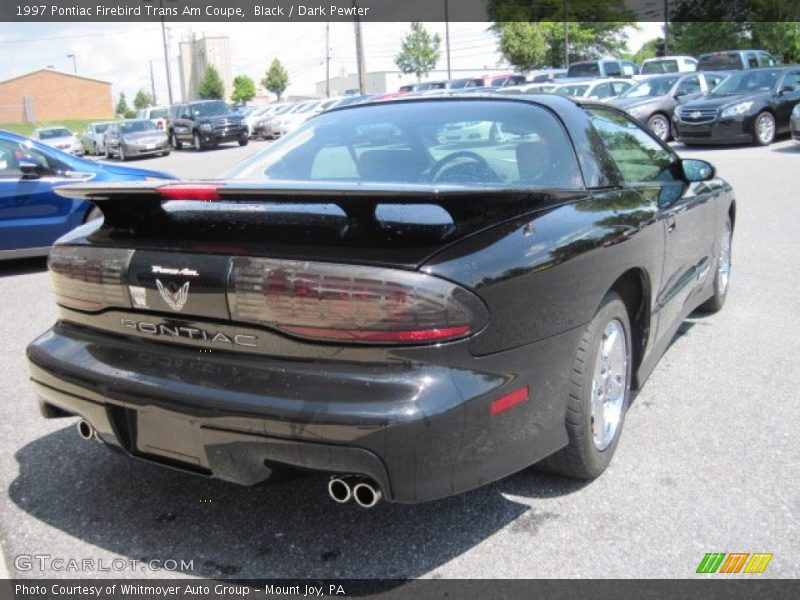 Black / Dark Pewter 1997 Pontiac Firebird Trans Am Coupe