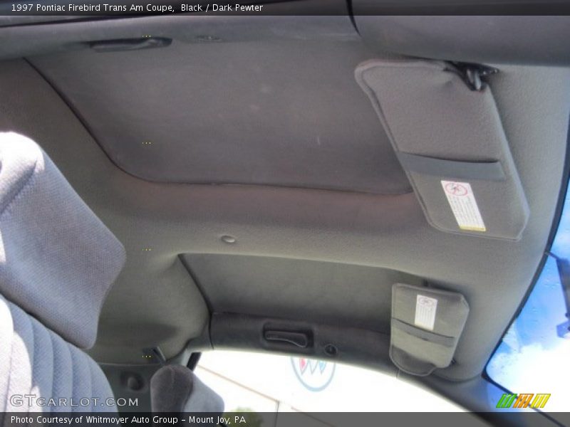 Black / Dark Pewter 1997 Pontiac Firebird Trans Am Coupe