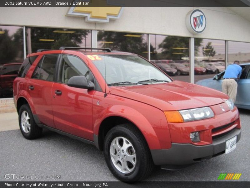 Orange / Light Tan 2002 Saturn VUE V6 AWD