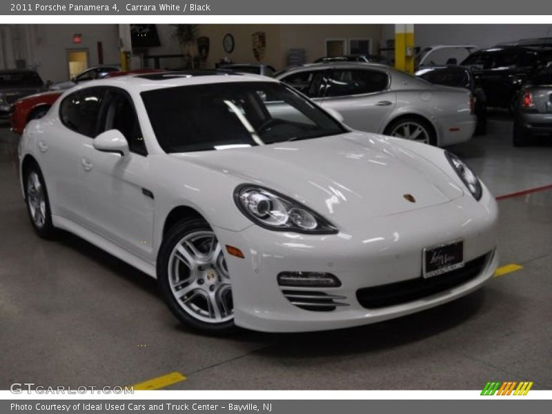 Carrara White / Black 2011 Porsche Panamera 4
