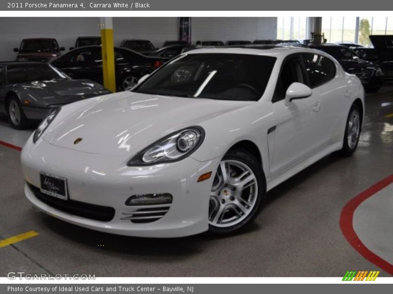 Carrara White / Black 2011 Porsche Panamera 4