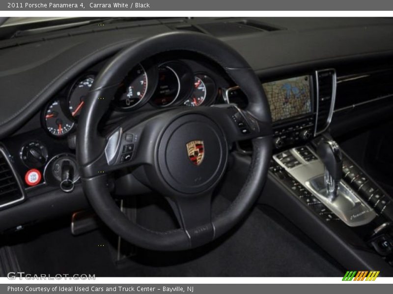 Carrara White / Black 2011 Porsche Panamera 4