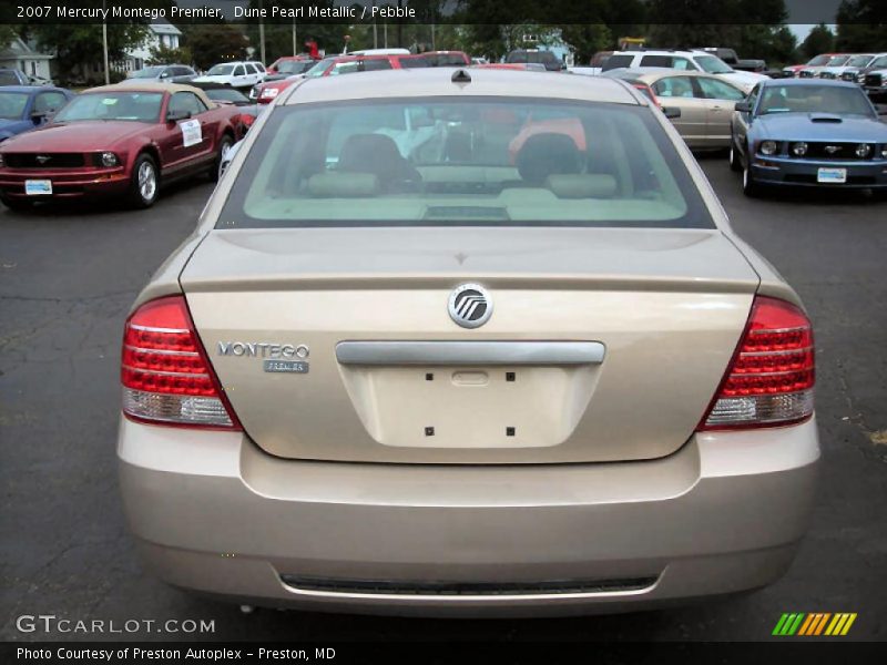 Dune Pearl Metallic / Pebble 2007 Mercury Montego Premier