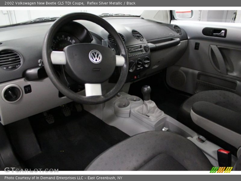 Reflex Silver Metallic / Black 2002 Volkswagen New Beetle GLS TDI Coupe