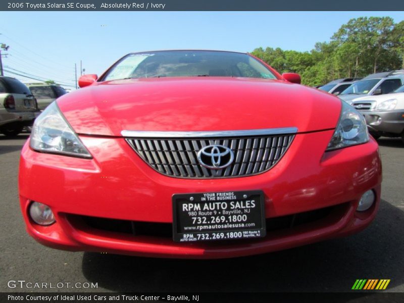 Absolutely Red / Ivory 2006 Toyota Solara SE Coupe