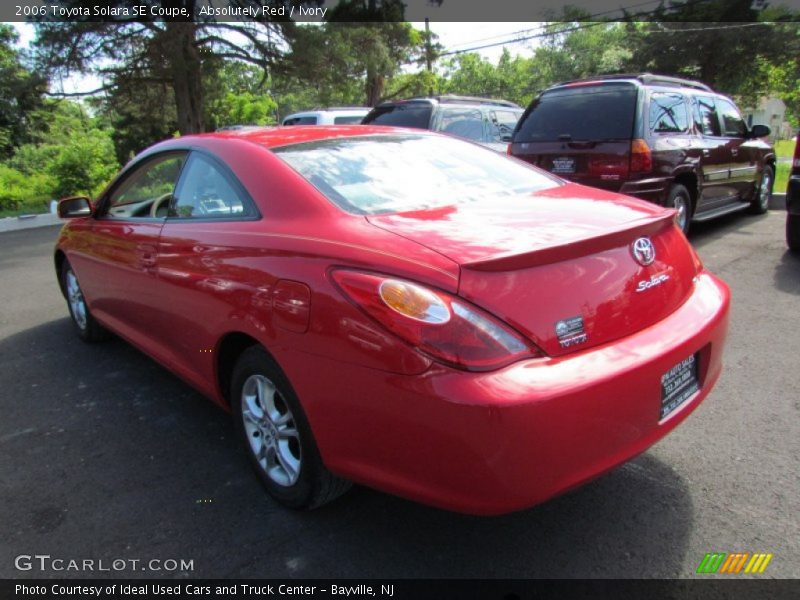 Absolutely Red / Ivory 2006 Toyota Solara SE Coupe