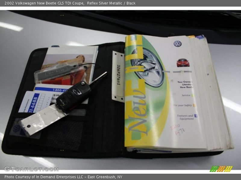 Reflex Silver Metallic / Black 2002 Volkswagen New Beetle GLS TDI Coupe