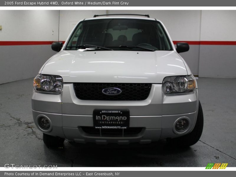 Oxford White / Medium/Dark Flint Grey 2005 Ford Escape Hybrid 4WD