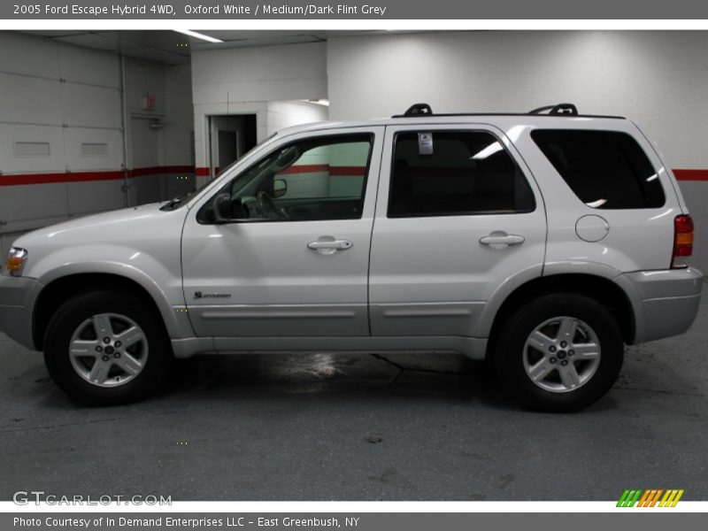 Oxford White / Medium/Dark Flint Grey 2005 Ford Escape Hybrid 4WD