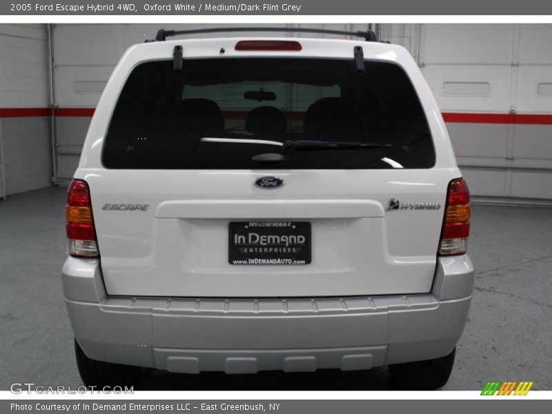 Oxford White / Medium/Dark Flint Grey 2005 Ford Escape Hybrid 4WD