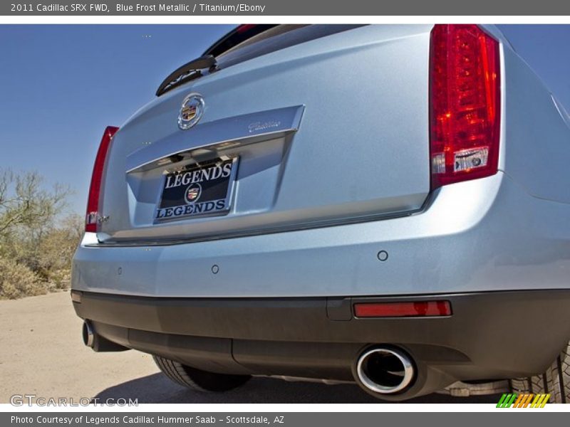 Blue Frost Metallic / Titanium/Ebony 2011 Cadillac SRX FWD