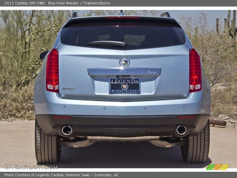 Blue Frost Metallic / Titanium/Ebony 2011 Cadillac SRX FWD