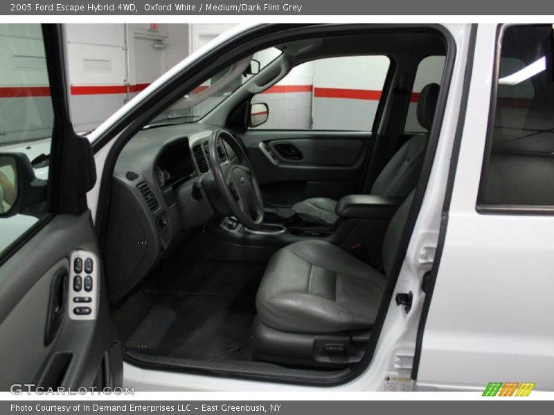Oxford White / Medium/Dark Flint Grey 2005 Ford Escape Hybrid 4WD