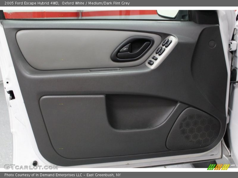 Oxford White / Medium/Dark Flint Grey 2005 Ford Escape Hybrid 4WD
