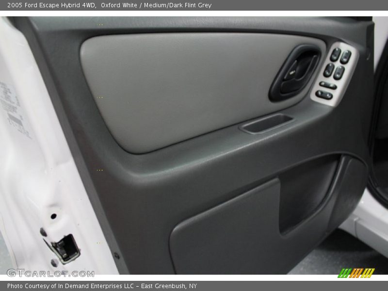 Oxford White / Medium/Dark Flint Grey 2005 Ford Escape Hybrid 4WD