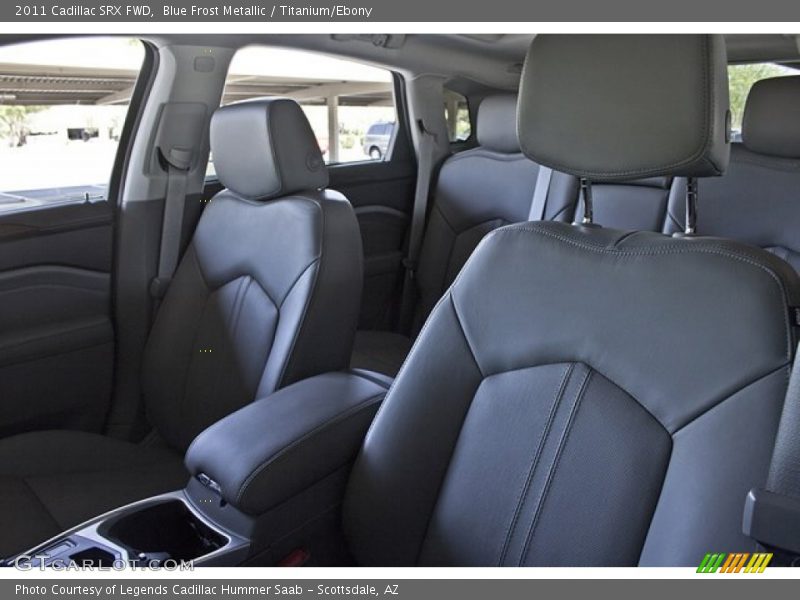 Blue Frost Metallic / Titanium/Ebony 2011 Cadillac SRX FWD