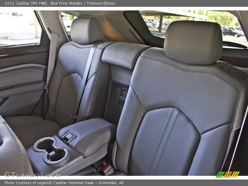 Blue Frost Metallic / Titanium/Ebony 2011 Cadillac SRX FWD