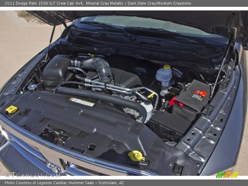 Mineral Gray Metallic / Dark Slate Gray/Medium Graystone 2011 Dodge Ram 1500 SLT Crew Cab 4x4