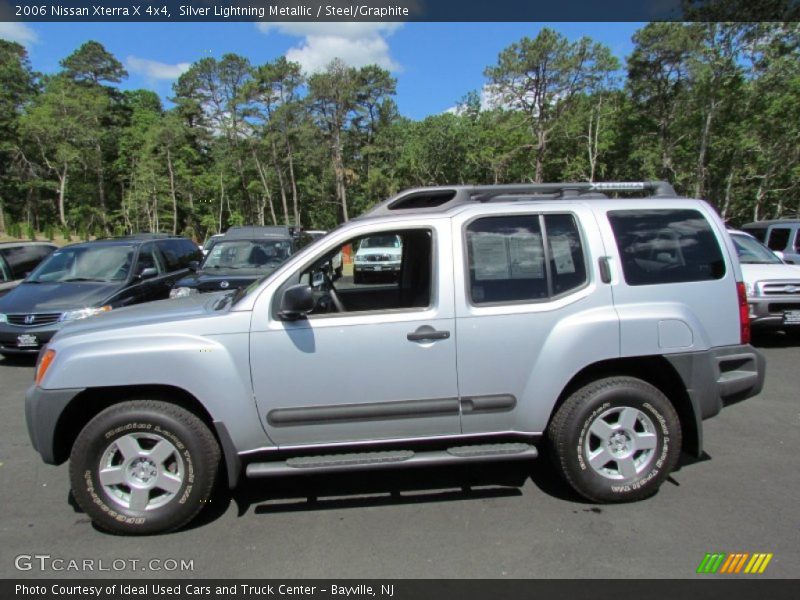 Silver Lightning Metallic / Steel/Graphite 2006 Nissan Xterra X 4x4