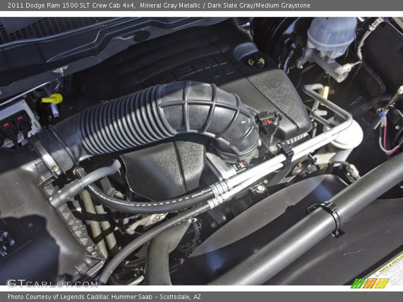 Mineral Gray Metallic / Dark Slate Gray/Medium Graystone 2011 Dodge Ram 1500 SLT Crew Cab 4x4
