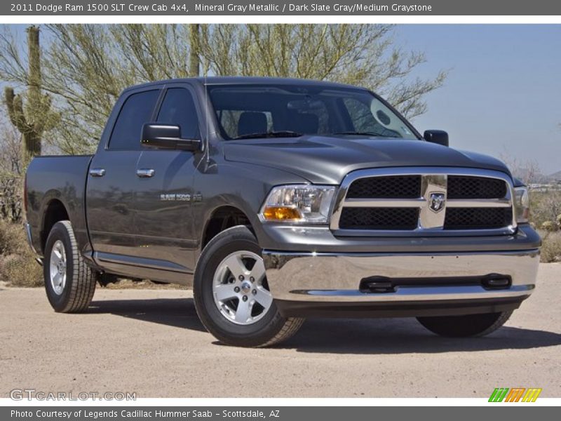 Front 3/4 View of 2011 Ram 1500 SLT Crew Cab 4x4