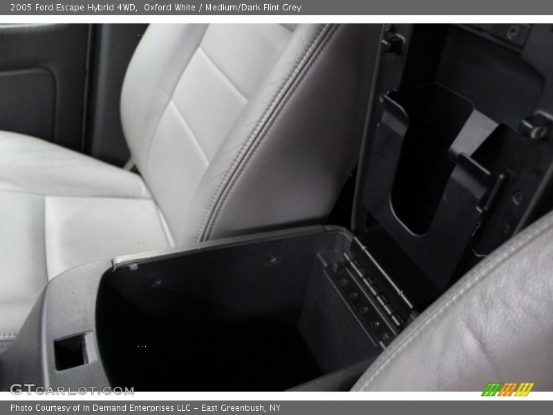 Oxford White / Medium/Dark Flint Grey 2005 Ford Escape Hybrid 4WD