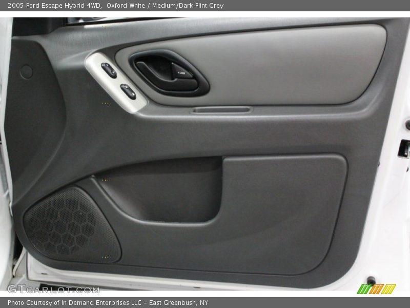 Oxford White / Medium/Dark Flint Grey 2005 Ford Escape Hybrid 4WD