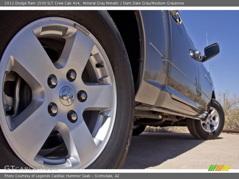 Mineral Gray Metallic / Dark Slate Gray/Medium Graystone 2011 Dodge Ram 1500 SLT Crew Cab 4x4