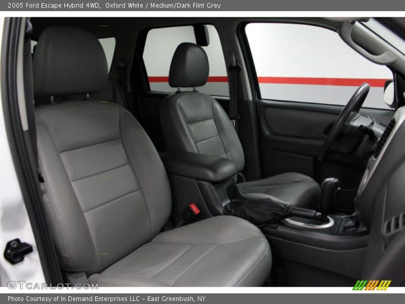 Oxford White / Medium/Dark Flint Grey 2005 Ford Escape Hybrid 4WD