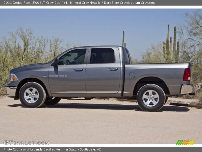  2011 Ram 1500 SLT Crew Cab 4x4 Mineral Gray Metallic